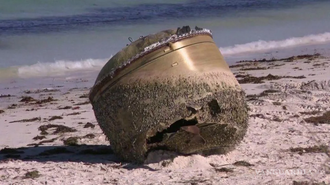 Misterioso objeto en una playa de Australia desconcierta a las autoridades