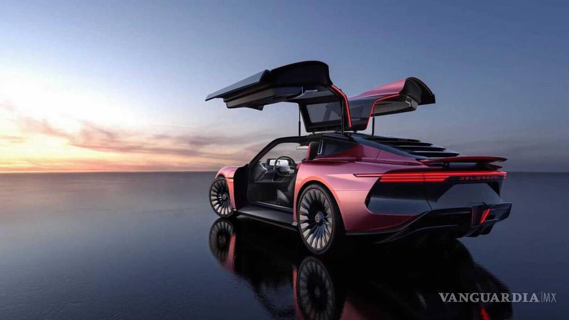 $!Así es el DeLorean Alpha5, un eléctrico con alas de gaviota digno del futuro aunque no viaje en el tiempo