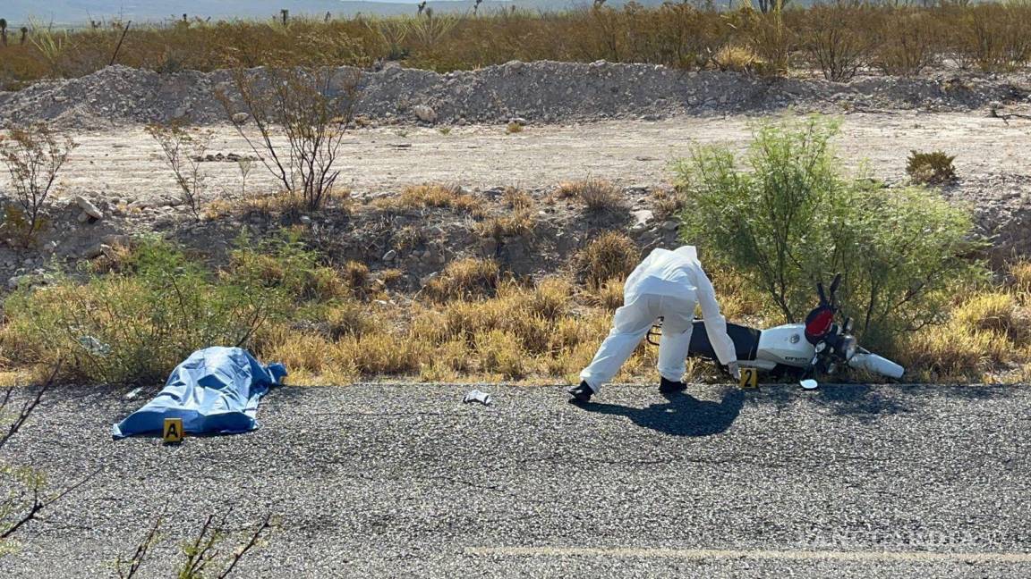 $!Motociclista identificado como Jesús Misael pierde la vida tras perder el control en una curva sin llevar casco.