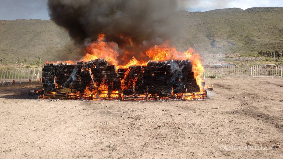 PGR destruye casi 5 toneladas de droga en Coahuila