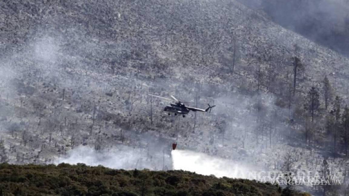 Controlan un 60% del incendio forestal en Carbonera, en la sierra de Arteaga
