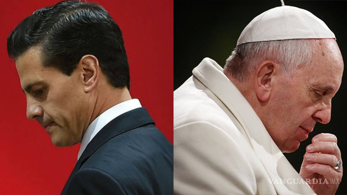 Papa Francisco rechaza una foto con Peña Nieto para mostrarse juntos contra del muro de Trump