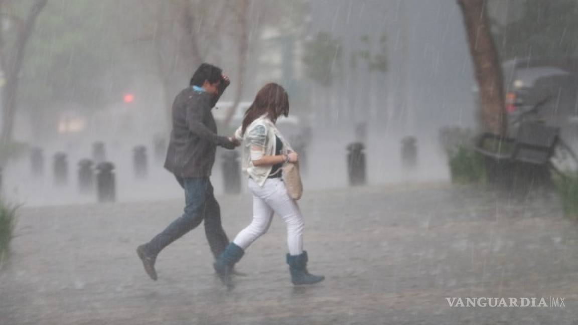 Se esperan lluvias de intensas a leves en al menos 17 estados; prevén chubascos en Coahuila