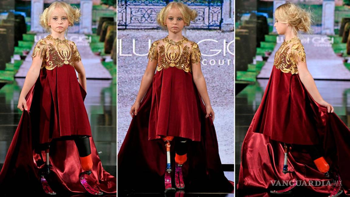 Niña con ambas piernas amputadas cumplió su sueño, desfilar en el New York Fashion Week
