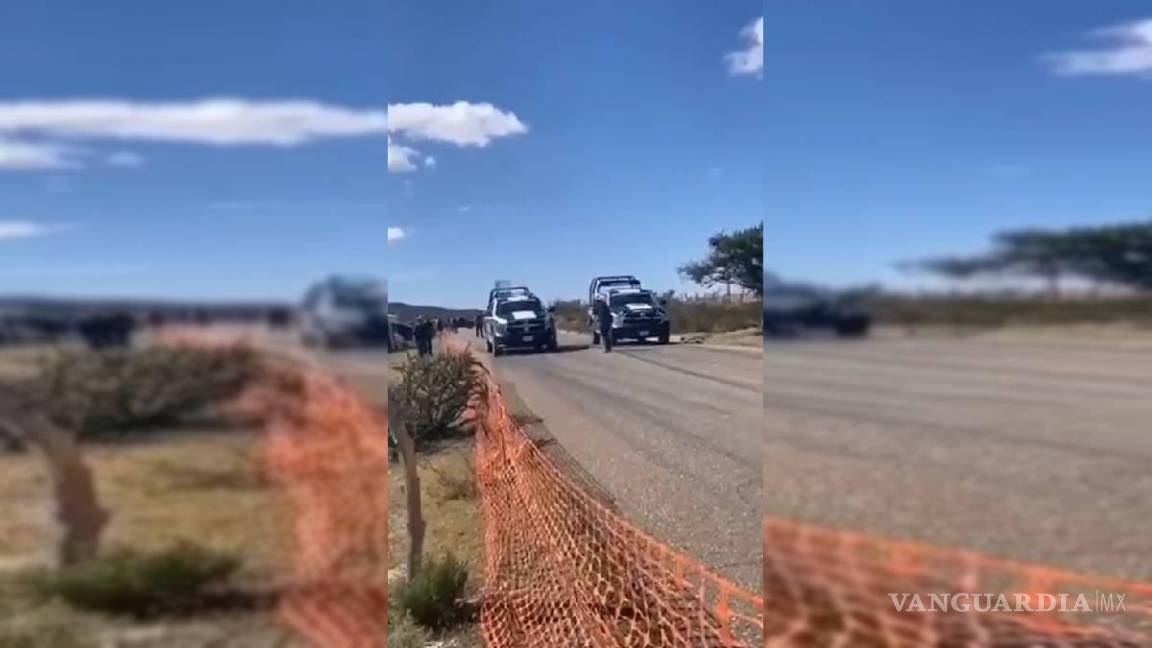 Polis juegan arrancones con patrullas en Zacatecas; los suspenden (video)