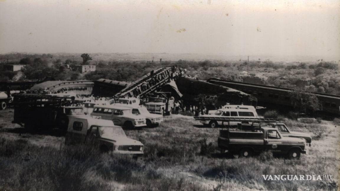 $!Trenazo de Saltillo, accidente ferroviario ocurrido en 1972.