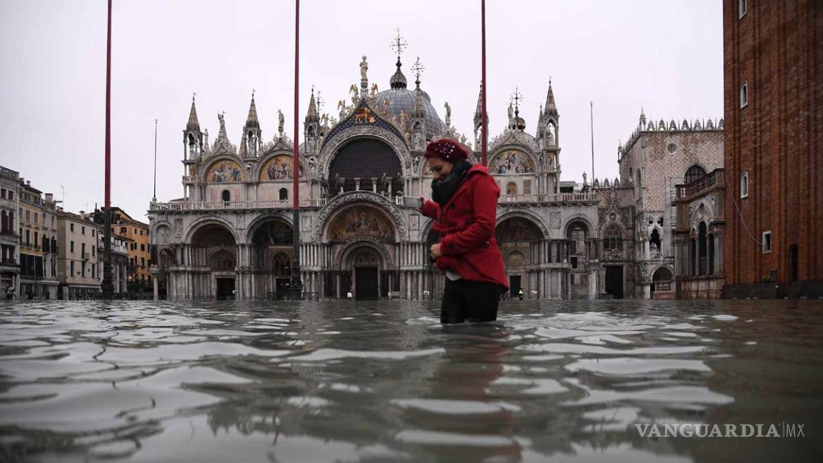 Venecia vuelve a inundarse 3 días después de marea récord