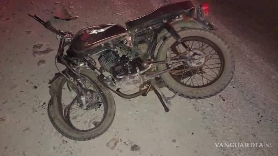 Atropellan a motociclista en la carretera Monclova-Candela y pierde la vida