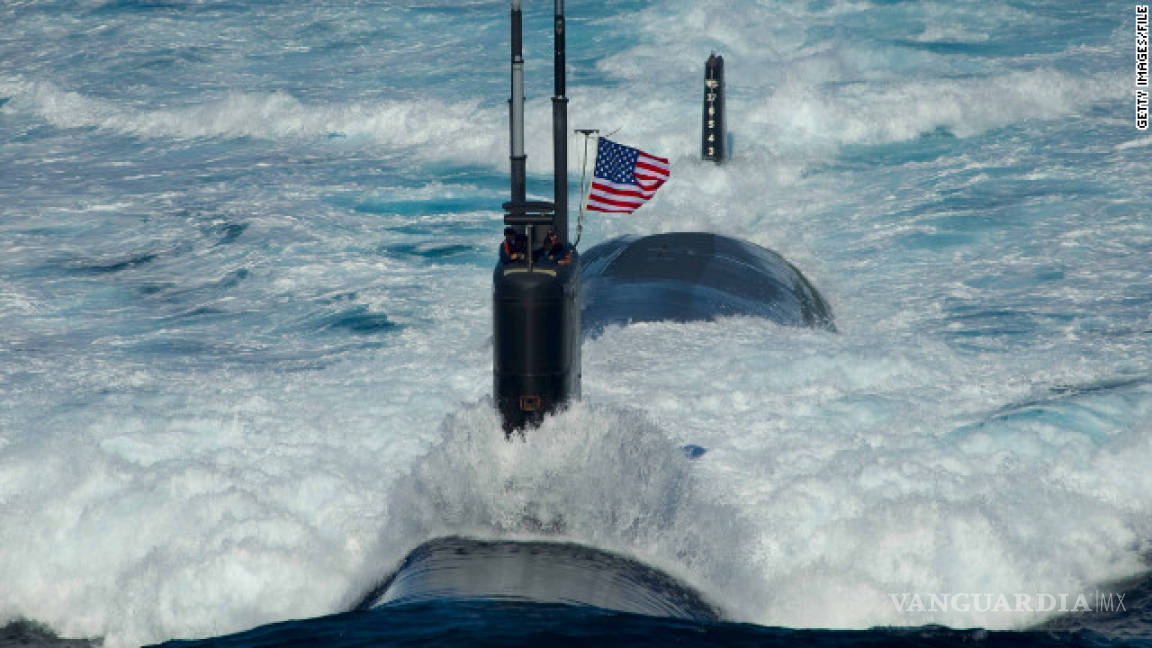 Un submarino de propulsión nuclear de E.U. llega a Corea del Sur