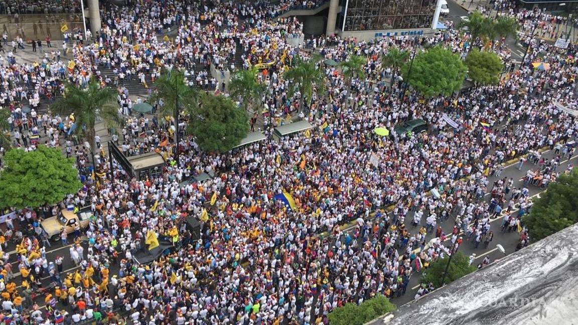 $!Fotos de la impresionante marcha en Caracas contra Maduro