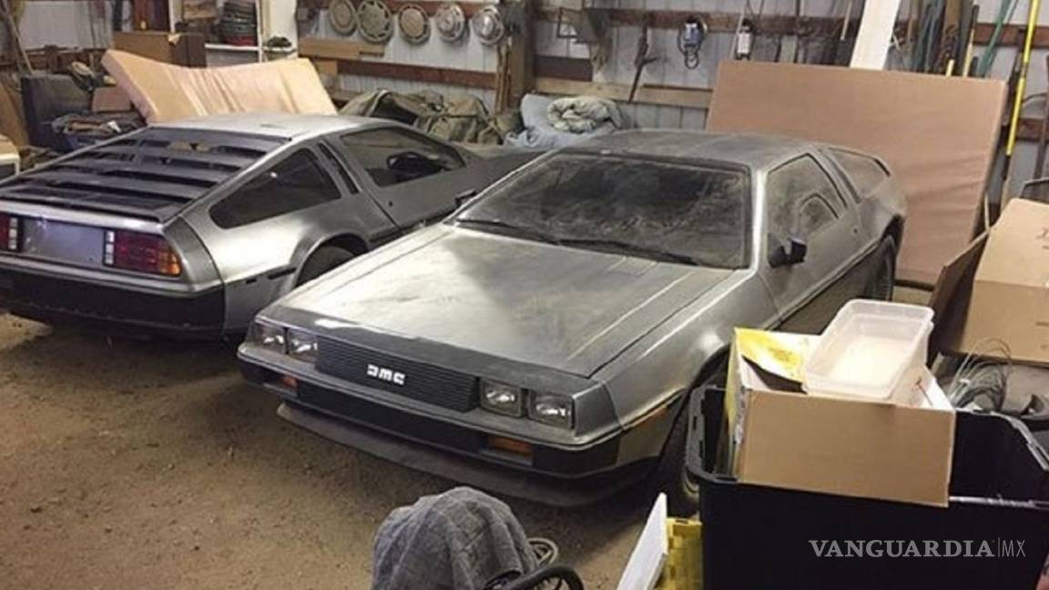 Dos DeLorean estaban abandonados en una bodega desde hace 40 años