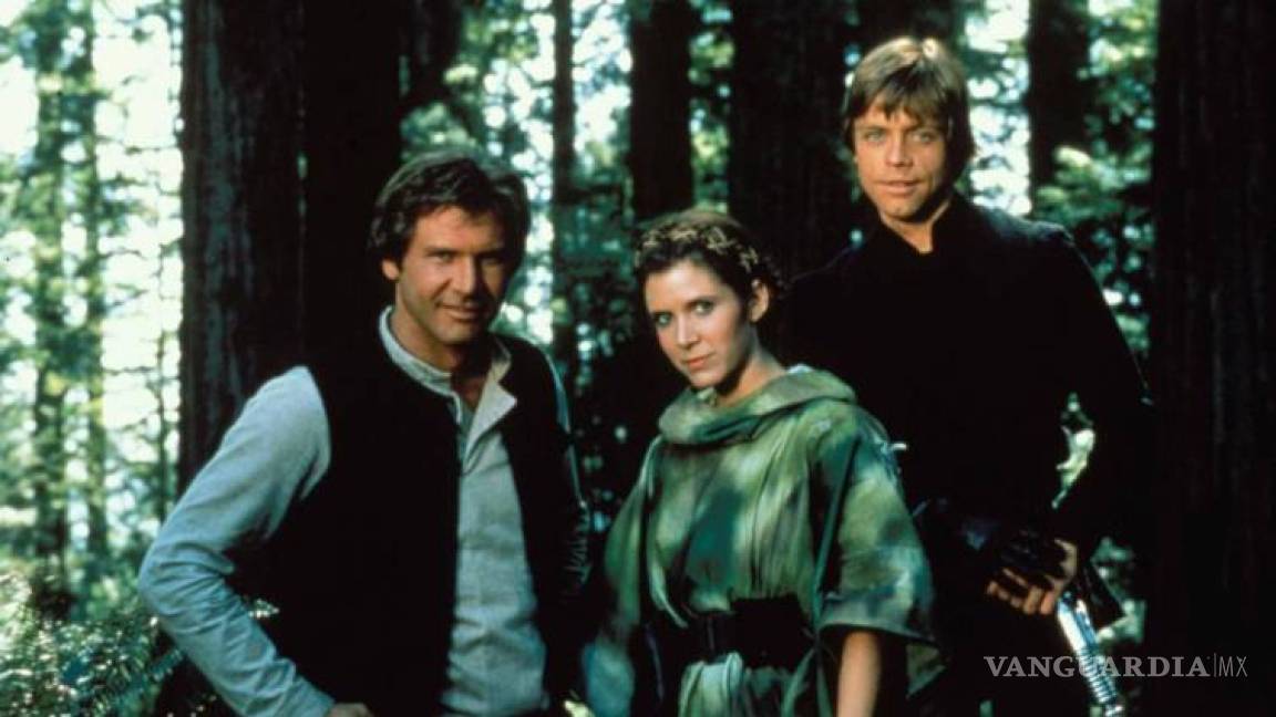 Internet revive triángulo amoroso de Carrie Fisher, Mark Hamill y Harrison Ford en Star Wars