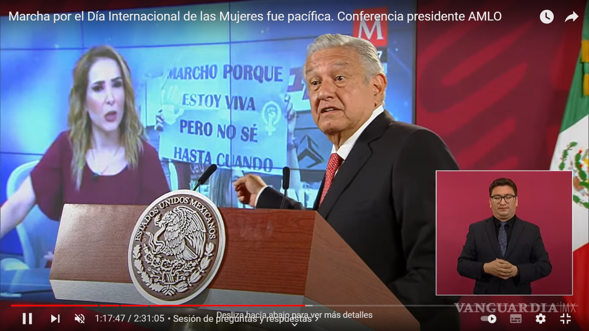 “No señor Presidente, yo no recibo consigna”, responde Azucena Uresti a AMLO sobre ‘ciudad amurallada’ del 8M