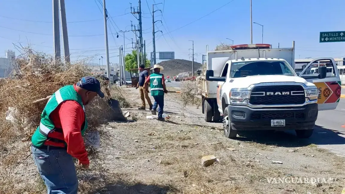 $!Quienes están inscritos en el programa de Empleo temporal, se dedican a la limpieza de espacios públicos.