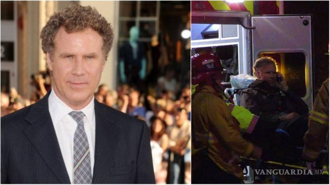 Will Ferrell fue herido y hospitalizado tras un accidente de tráfico en California