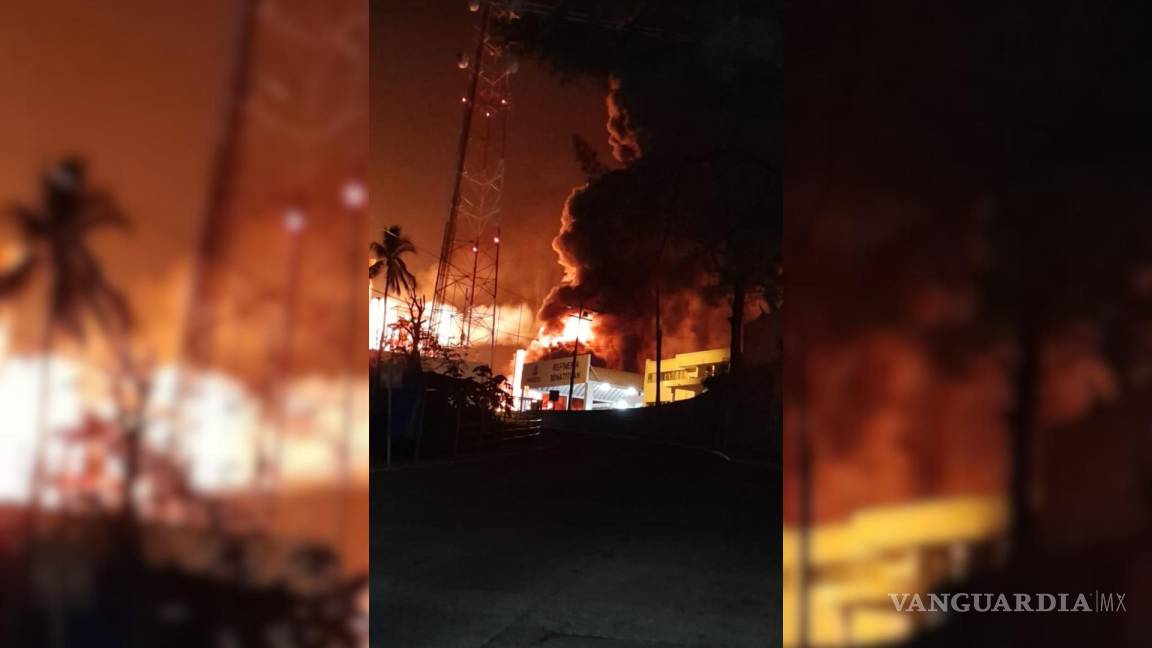 Reportan fuerte incendio en refinería de Minatitlán, Veracruz