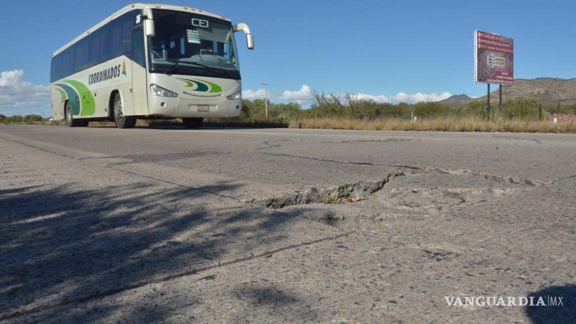 Persiste abandono presupuestal a carreteras de Coahuila