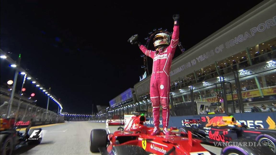 Vettel se lleva la ‘pole’ en Singapur; ‘Checo’ saldrá doceavo