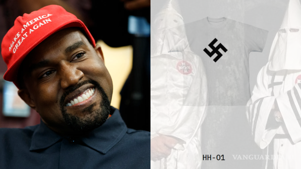 Kanye West diseña camisetas con esvástica; después de proclamarse Nazi en X