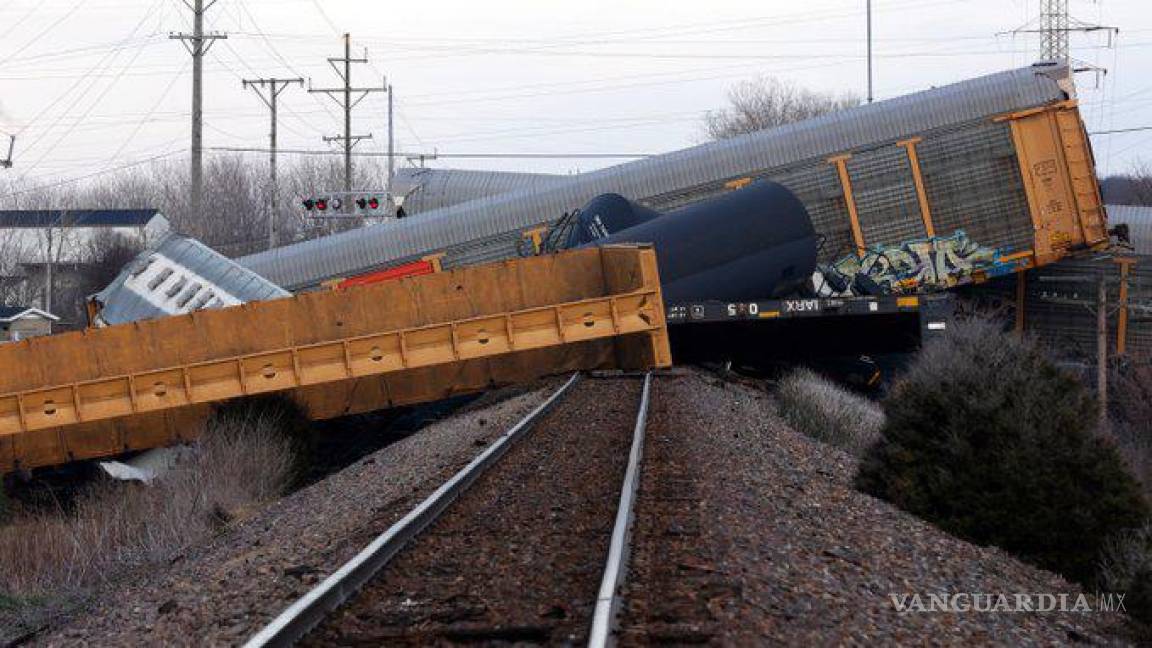Otra vez se descarrila un tren de carga de Norfolk Southern en Ohio
