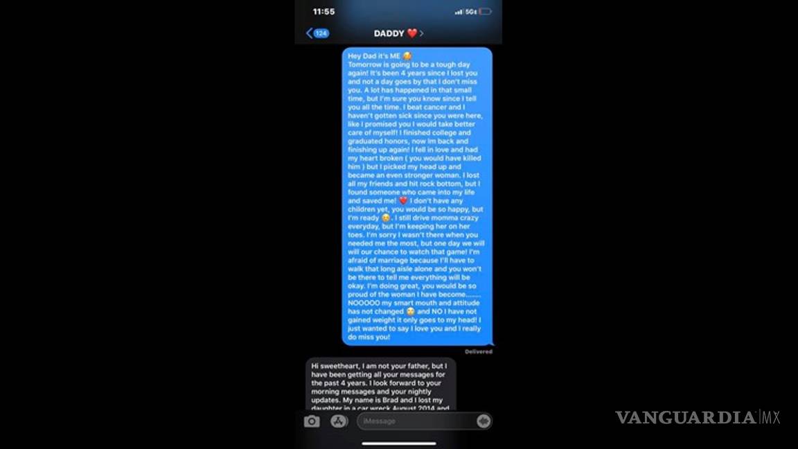 $!Envío mensajes a diario al celular de su padre muerto, así le respondieron años después