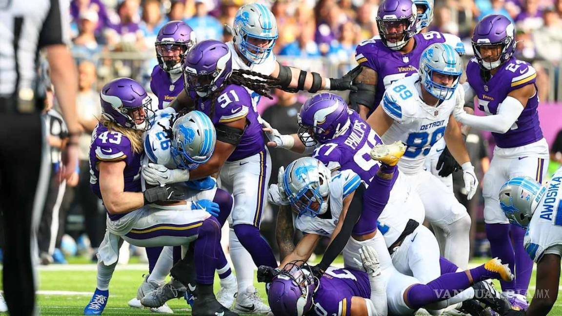 Vikings vs Lions: horario y transmisión del último SNF de la temporada regular de la NFL