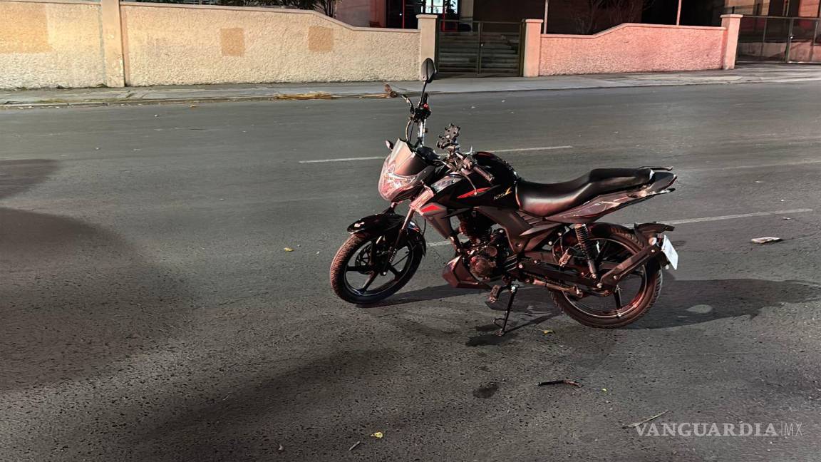 $!La motocicleta fue asegurada y trasladada a un corralón municipal.