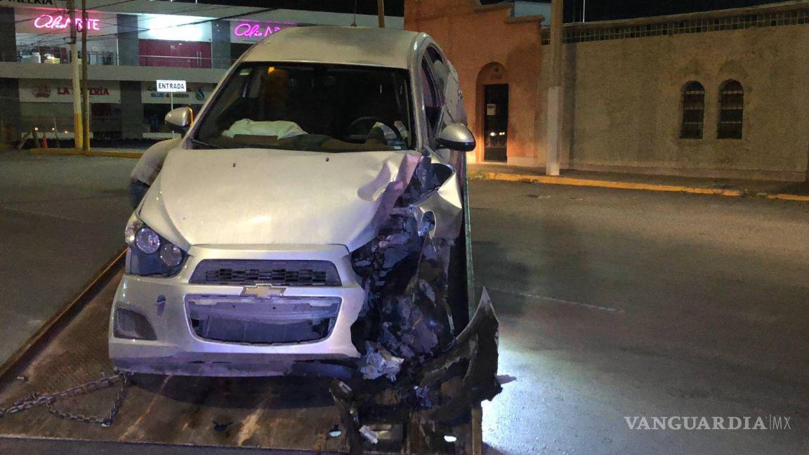 $!Así terminó el auto del responsable.