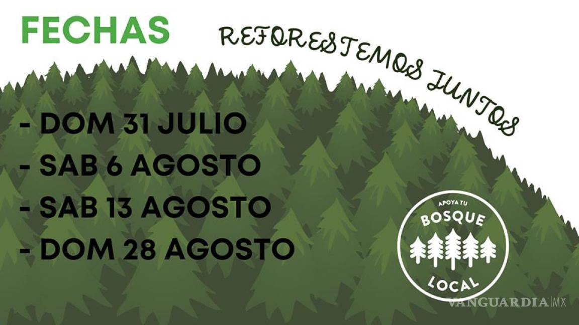 Saltillo: ‘Apoya Tu Bosque Local’ te invita a reforestar Zapalinamé