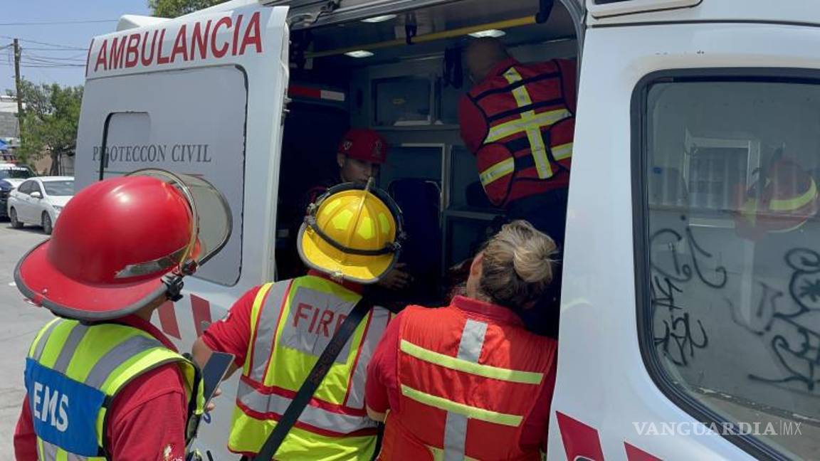 $!Alexis, de 27 años, fue trasladado al hospital con quemaduras de primer grado en varias partes del cuerpo; William permaneció en el lugar tras firmar responsiva.