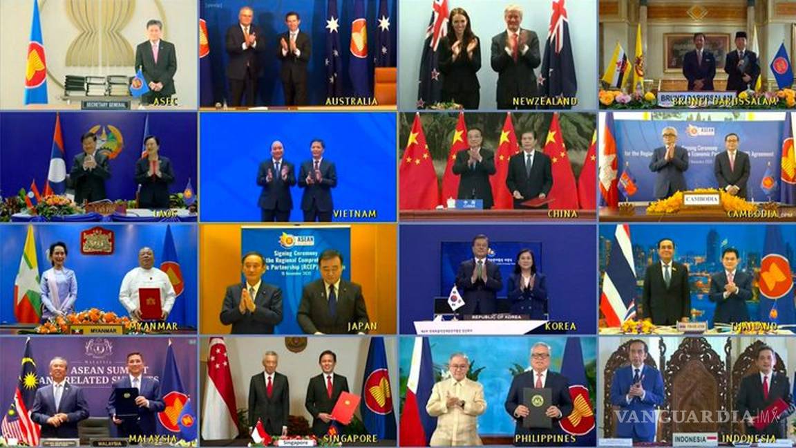 $!Asia forma el mayor bloque comercial del mundo, RCEP