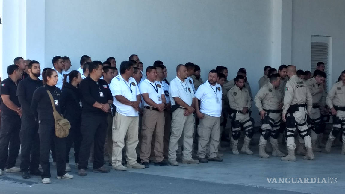 Elementos de la PGJE reciben curso de compañerismo; habrían detenido a dos de Fuerza Coahuila por secuestro