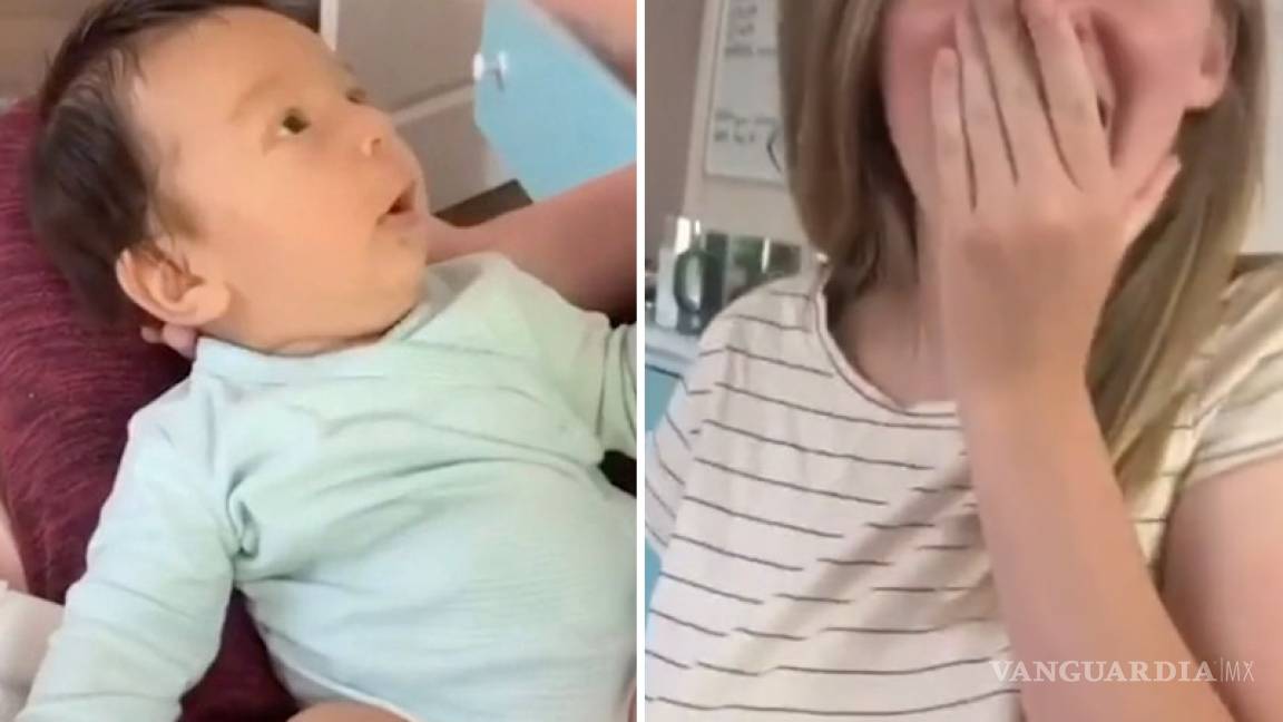 Un bebé de 3 meses sorprende a sus padres al decirles 'te amo' y se vuelve viral