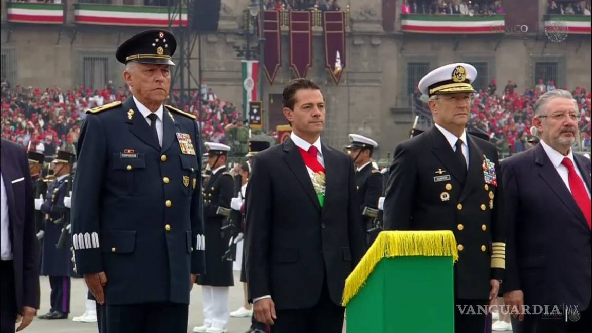 $!Peña Nieto encabeza Desfile Militar en Zócalo de la CDMX
