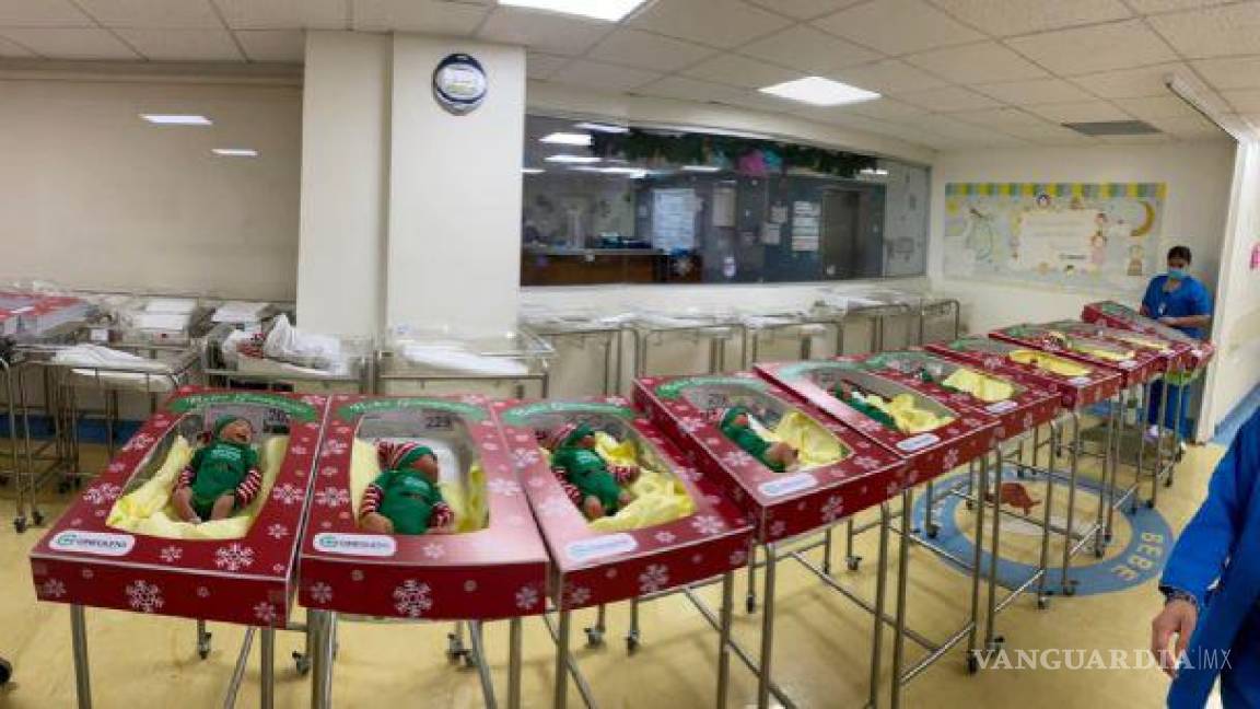 Milagro navideño: Entregan a recién nacidos en cajas de regalo a sus madres en Monterrey