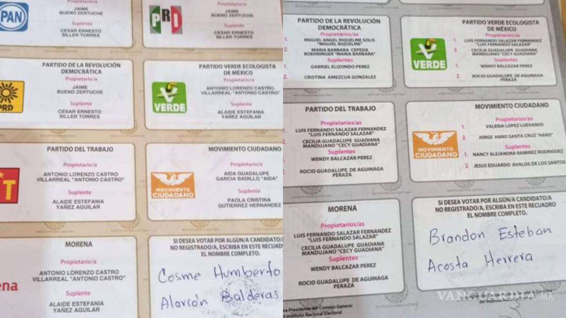 Nombran a desaparecidos en las boletas de Coahuila; buscan recordar su ausencia en ejercicios democráticos