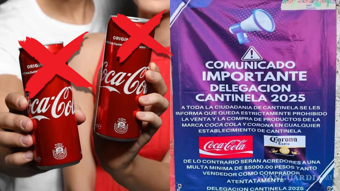 Prohíben consumo de productos Coca-Cola y Corona en Comunidad de Hidalgo; aplicarán multas desde 5 mil pesos