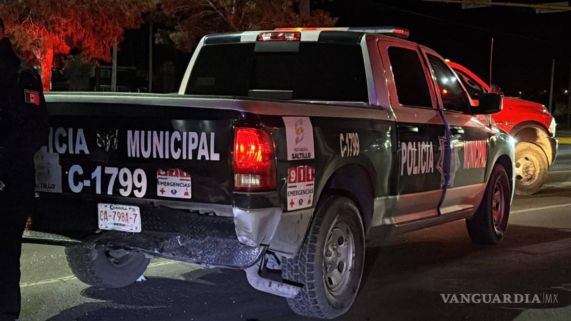 $!La patrulla acabó con daños leves.