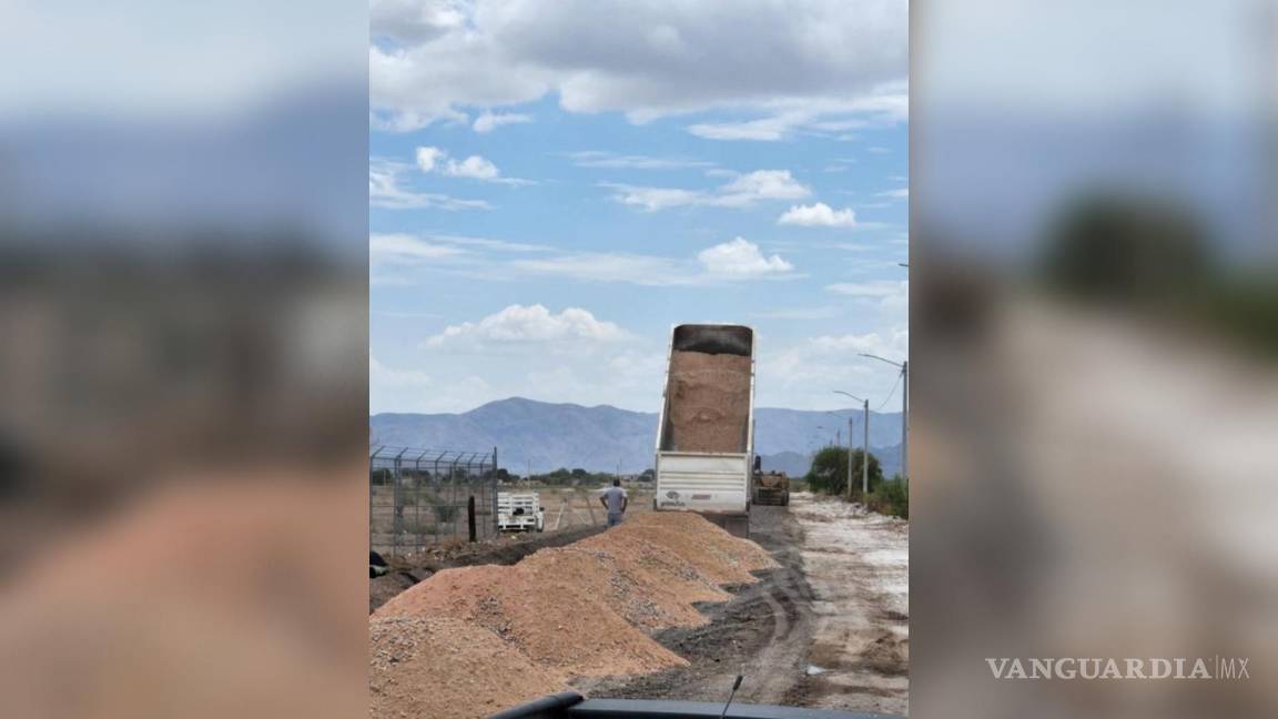 Desarrollan acciones de drenaje y pavimentación en ejidos de Torreón