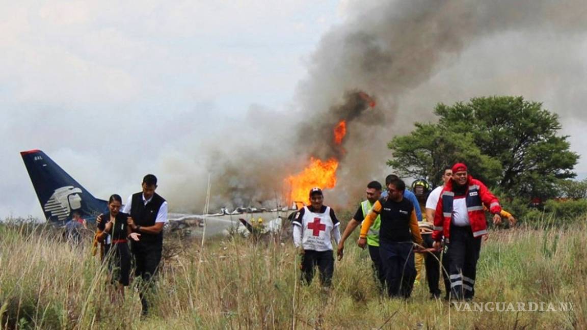 Descartan error humano en caída de un avión de Aeroméxico