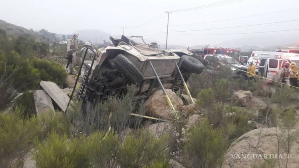 Seis soldados mueren tras volcar en vehículo militar en BC