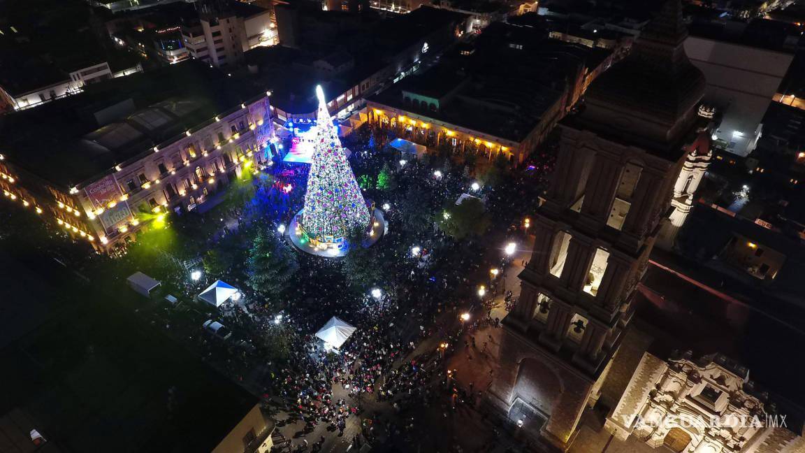 $!Festejos navideños en el centro de la ciudad en 2016.