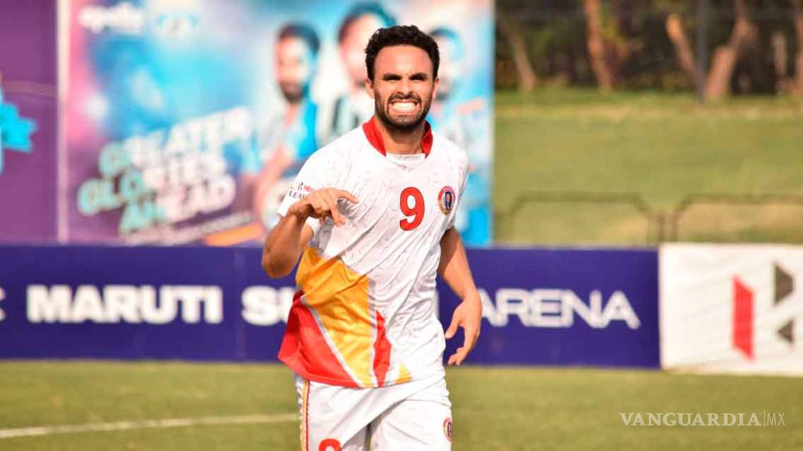 $!Enrique Esqueda se conforma con el subcampeonato de la Liga de India pero es goleador con su club
