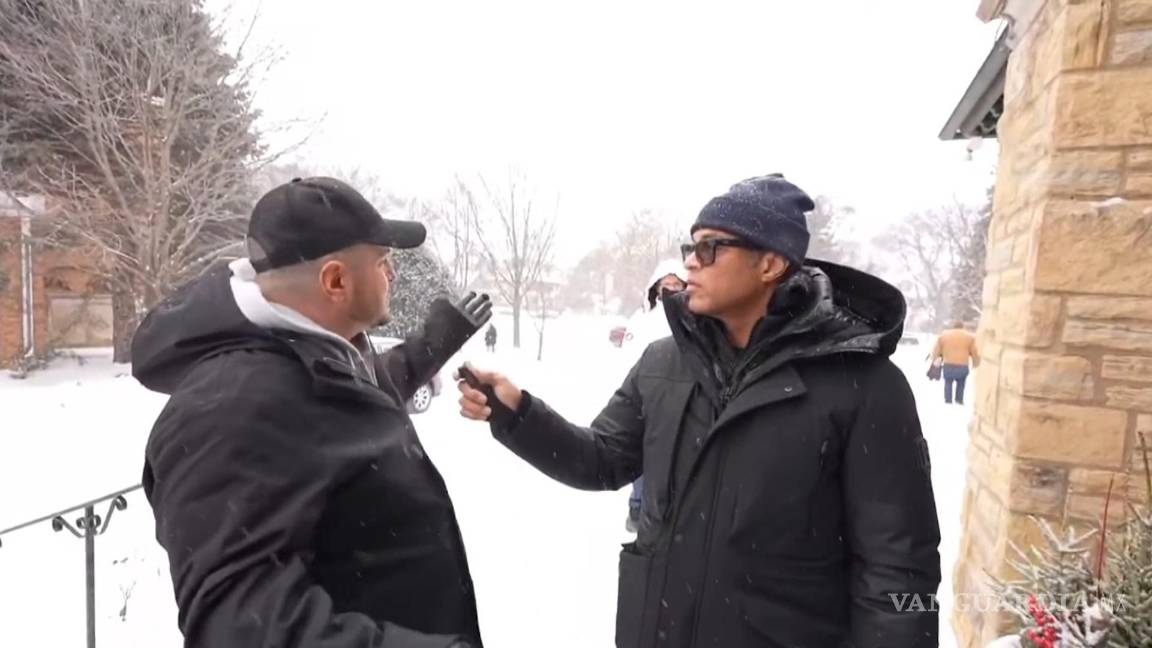 $!Captura de video del periodista Don Lemon, expresentador de CNN, durante la cobertura de una protesta en una iglesia de Saint Paul, en Minesota.