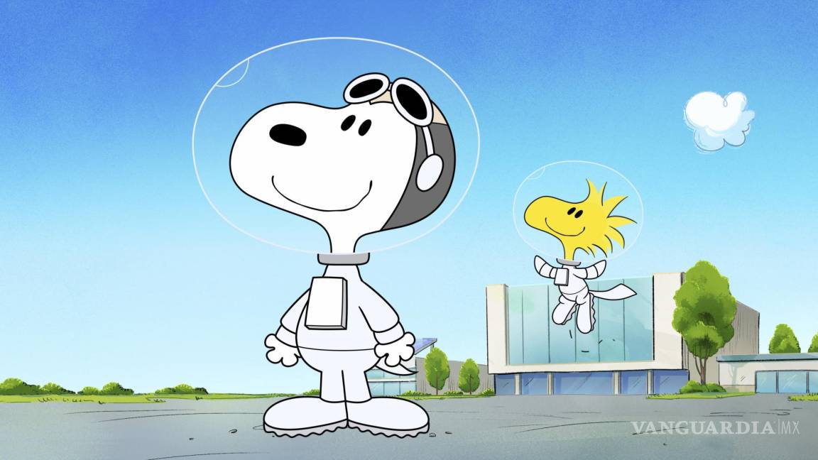 $!En esta fotografía proporcionada por Apple TV+ Snoopy con Woodstock en la serie de Apple TV+ Snoopy in Space. AP/Apple TV+