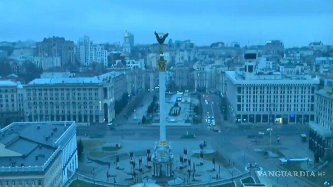 Guerra Rusia-Ucrania... El escalofriante momento en que suenan las sirenas que alertan bombardeos en Kiev (video)