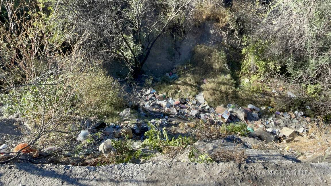 Rescatan a sexagenario tras caer 8 metros de un arroyo en Saltillo