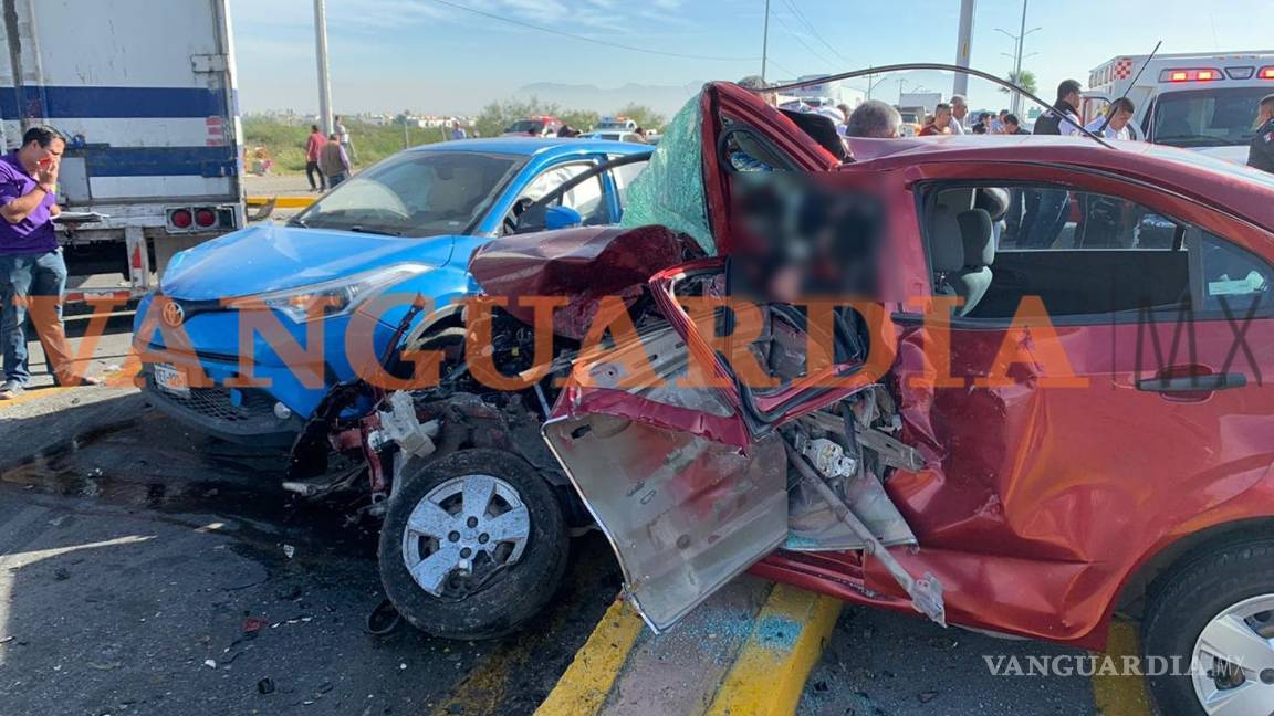 Trágico accidente en Saltillo deja dos personas sin vida y dos niños graves