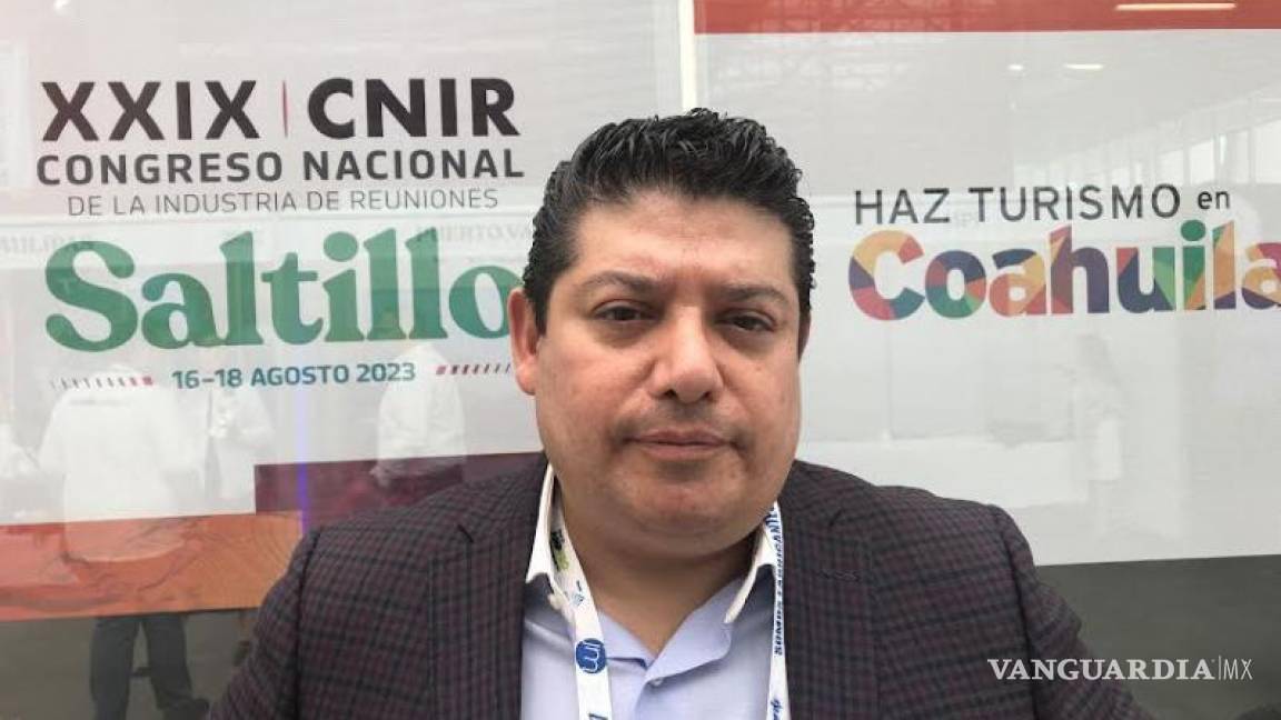 $!Andrés Velasco, presidente de la OCV Saltillo, destaca la necesidad de la ciudad por tener una centro de convenciones.