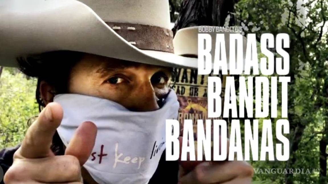 'Badass bandito bandana': Matthew McConaughey lanza tutorial temático vaquero sobre cómo hacer cubrebocas caseros